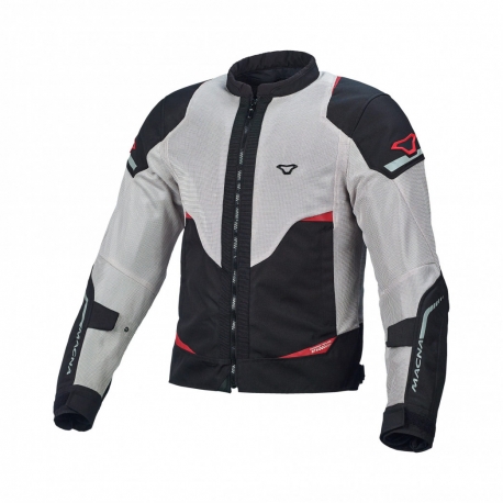 MACNA WYPRZEDAŻ KURTKA (MESH I WYPINANY RAINTEX) HURRACAGE MOTORCYCLE JACKET GREY KOLOR SZARY/CZARNY ROZMIAR M