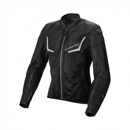 MACNA WYPRZEDAŻ KURTKA DAMSKA ORCANO LADIES MOTORCYCLE JACKET BLACK KOLOR CZARNY ROZMIAR S