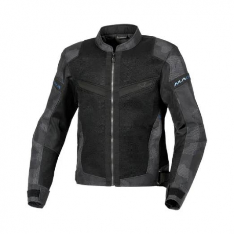 MACNA WYPRZEDAŻ KURTKA VELOTURA MOTORCYCLE JACKET BLACK GREY CAMO KOLOR CZARNY SZARY CAMO ROZMIAR L