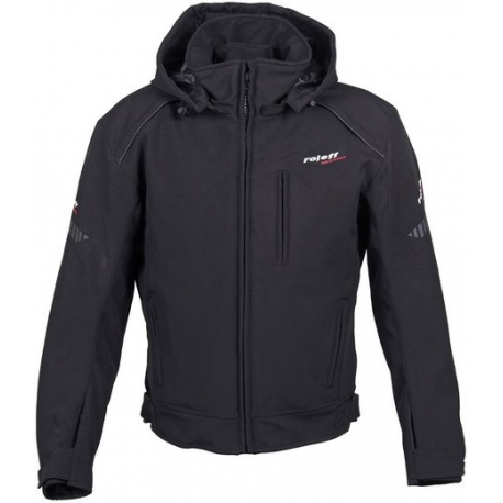 ROLEFF PROMOCJA KURTKA TEKSTYLNA SOFTSHELL KRÓTKA MODEL RO1513 (3W1) KOLOR CZARNY ROZMIAR L