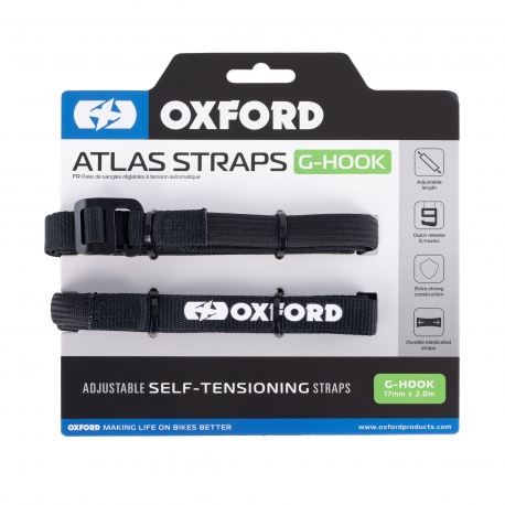 OXFORD PASY TRANSPORTOWE ATLAS G-HOOK 17MM X 2 M KOLOR CZARNY (STARY KOD: ROK332)