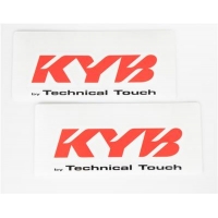 KYB OKLEINY ZAWIESZENIA PRZEDNIEGO (KYB TECHNICAL TOUCH) KOLOR CZERWONY (2 SZTUKI)