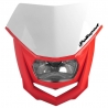 POLISPORT PROMOCJA LAMPA PRZEDNIA MODEL HALO (ŻARÓWKA HALOGENOWA) KOLOR BIAŁY/CZERWONY