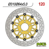 NG TARCZA HAMULCOWA PRZÓD SUZUKI GS/ GSF/ GSX (310x64x5) PŁYWAJĄCA (5x10,5mm)