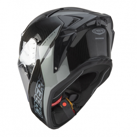 CABERG KASK INTEGRALNY Z BLENDĄ MODEL DRIFT EVO II CARBON NOVA GREY (PINLOCK) KOLOR CZARNY/SZARY ROZMIAR XL (PINLOCK W ZESTAWIE)