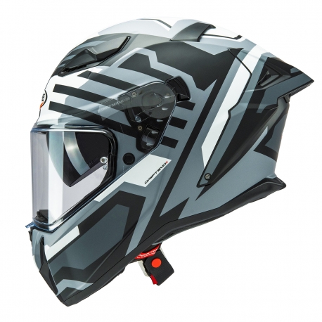 CABERG KASK INTEGRALNY Z BLENDĄ MODEL DRIFT EVO II HORIZON KOLOR SZARY/CZARNY/BIAŁY MAT ROZMIAR M (PINLOCK W ZESTAWIE)