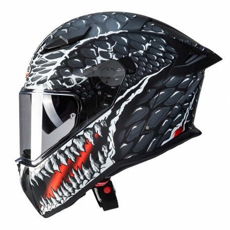 CABERG KASK INTEGRALNY Z BLENDĄ MODEL DRIFT EVO II CROK KOLOR CZARNY/BIAŁY/CZERWONY MAT ROZMIAR XXL (PINLOCK W ZESTAWIE)