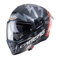 CABERG WYPRZEDAŻ KASK INTEGRALNY Z BLENDĄ MODEL DRIFT EVO STORM MATT BLACK/RED FLUO/ORANGE FLUO KOLOR CZARNY MAT CZERWONY FLUO/P