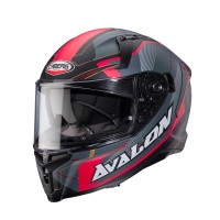 CABERG KASK INTEGRALNY AVALON X OPTIC KOLOR CZARNY MAT/SZARY/CZERWONY ROZMIAR L