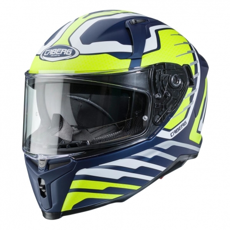 CABERG WYPRZEDAŻ KASK INTEGRALNY AVALON FORGE KOLOR NIEBIESKI/BIAŁY/ŻÓŁTY FLUO MAT ROZMIAR L