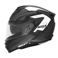 NOX KASK INTEGRALNY (FULL FACE) Z BLENDĄ N304S CARVER KOLOR CZARNY/BIAŁY MAT ROZMIAR XXL