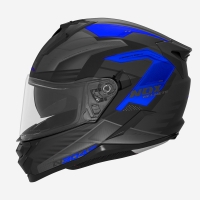 NOX KASK INTEGRALNY (FULL FACE) Z BLENDĄ N304S CARVER KOLOR CZARNY/NIEBIESKI MAT ROZMIAR M