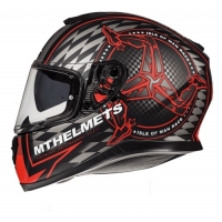 MT WYPRZEDAZ KASK INTEGRALNY THUNDER 3 SV ISLE OF MAN Z BLENDĄ KOLOR CZARNY MAT/CZERWONY ROZMIAR XS