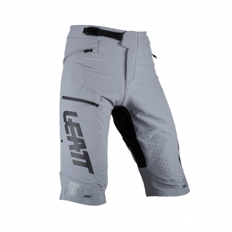 LEATT SPODENKI ROWEROWE MTB GRAVITY 4.0 SHORTS TITANIUM KOLOR SZARY ROZMIAR L