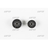 UFO ROLKA KOMPLET 2 SZT.GÓRA I DÓŁ ŁAŃCUCHA HONDA CRF 250R '12-18, CRF 450R/X '12-16 KOLOR CZARNY (8X38X24MM) I (8X34X24MM) 79-5