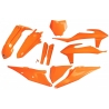 UFO KOMPLET PLASTIKÓW (FULL KIT) Z OSŁONAMI TELESKOPÓW (AMORTYZATORÓW) KTM SX 125/150/250 '19-'22, SXF (SX-F) 250/350/450 '19-'2