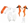 UFO KOMPLET PLASTIKÓW (FULL KIT) Z OSŁONAMI TELESKOPÓW (AMORTYZATORÓW) KTM SX/SXF '16-'18 (Z WYJĄTKIEM SX 250 '16), KOLOR OEM '1