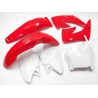 UFO KOMPLET PLASTIKÓW HONDA CR 125/250 '04-'07 KOLOR OEM (CZERWONY/BIAŁY) (HO103E999)