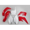 UFO KOMPLET PLASTIKÓW HONDA CR 125/250 '04-'07, KOLOR OEM (CZERWONY/BIAŁY)
