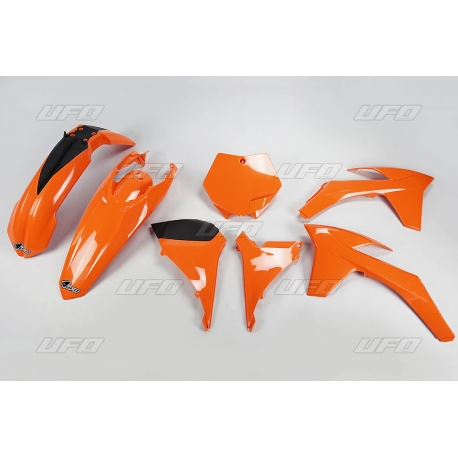 UFO KOMPLET PLASTIKÓW KTM SXF '11-'12, SX '12 KOLOR POMARAŃCZOWY (KT510E127)