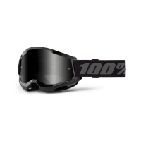 100 PROCENT GOGLE STRATA 2 SAND BLACK - SMOKE LENS - KOLOR CZARNY/SZARY SZYBKA PRZYCIEMNIANA