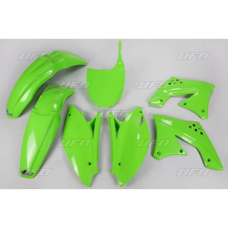 UFO KOMPLET PLASTIKÓW KAWASAKI KXF 250 '09- '12 KOLOR ZIELONY (KA212E026)