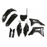 UFO KOMPLET PLASTIKÓW (FULL KIT) Z OSŁONAMI TELESKOPÓW (AMORTYZATORÓW) HONDA CRF 250R '18-'21, CRF 450R '17-'20 KOLOR CZARNY(HO1