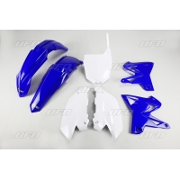 UFO KOMPLET PLASTIKÓW YAMAHA YZ 125 / 250 '02-'14 RESTYLING KOLOR OEM (NIEBIESKI/BIAŁY) (YA312E999)