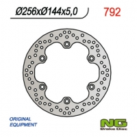 NG TARCZA HAMULCOWA TYŁ HONDA XL 1000V 03-11, CBR 1100XX 97-04, X11 00-03, VFR 750F 86-89 (256X144X5 MM) (6X10,5 MM)