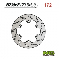 NG TARCZA HAMULCOWA PRZÓD KAWASAKI KMX 125 (86-03) (230X120X4) 6 OTWORÓW ŚR.10,5