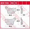 TRW ZF KLOCKI HAMULCOWE KH368 ORGANIC BMW G 450 X / SMR 08-11, KTM EXC / SX 125 04-16, EXC / SX 250 03-17, EXC 300 04-, EXC 350 