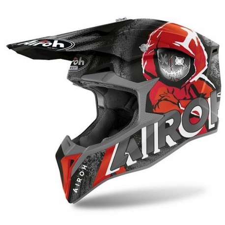 KASK AIROH WRAAP ALIEN RED MATT