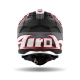 KASK AIROH AVIATOR 3 MONARCH GREY RED MATT