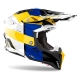KASK MOTOCYKLOWY AIROH AVIATOR 3 MONARCH BLUE YELLOW GLOSS