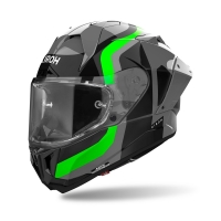 KASK MOTOCYKLOWY AIROH GP800 COMPETITION GREEN FLUO GLOSS