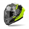KASK MOTOCYKLOWY AIROH GP800 MASTER YELLOW GLOSS