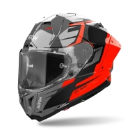 KASK MOTOCYKLOWY AIROH GP800 MASTER ORANGE GLOSS