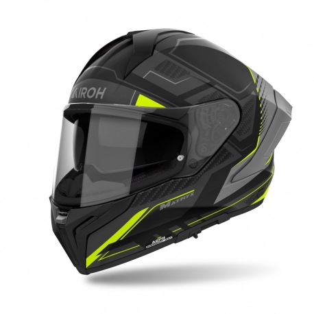 KASK AIROH MATRYX ROCKET YELLOW MATT