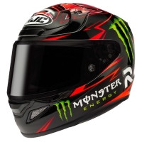 KASK MOTOCYKLOWY HJC RPHA12 QUARTARARO REPLICA BLACK RED