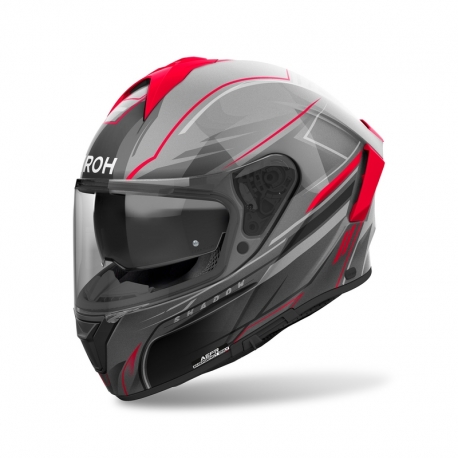 KASK AIROH SPARK 2 SHADOW RED GLOSS