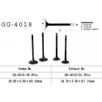 VESRAH ZAWÓR WYDECHOWY KAWASAKI KLR 250 '85-'05, EN 450/500, GPZ 500S, GPZ 900R, ER5 97-03 (OEM: 12005-1052,12005-1065) (1SZT.) 