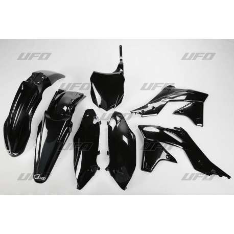 UFO KOMPLET PLASTIKÓW KAWASAKI KXF 250 '13 KOLOR CZARNY (KA219E001)