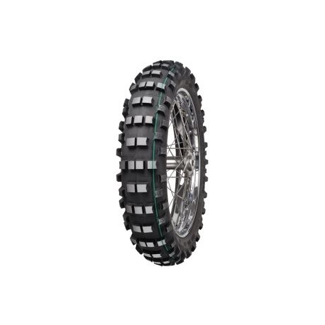 MITAS OPONA 130/90-18 EF-07 69R TT SUPER LIGHT ENDURO FIM (ZIELONY PASEK) TYŁ DOT 38/2022 (26278) (oferta specjalna) WYCOFANE