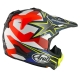 KASK ARAI MX-V EVO STARS STRIPES FLUOR YELLOW