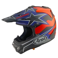 KASK MOTOCYKLOWY ARAI MX-V EVO STARS STRIPES DARK