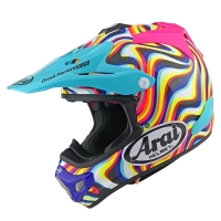 KASK MOTOCYKLOWY ARAI MX-V EVO STREAM PINK