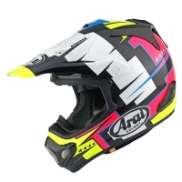 KASK MOTOCYKLOWY ARAI MX-V EVO BATTLE YELLOW