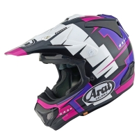 KASK MOTOCYKLOWY ARAI MX-V EVO BATTLE PURPLE