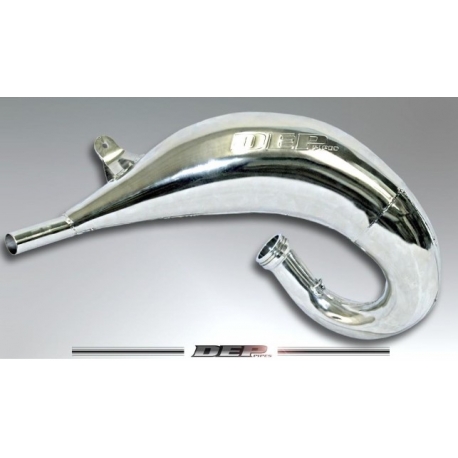 DEP PIPES PROMOCJA DYFUZOR/KOMORA/TUBA REZONANSOWA NIKLOWANA (FRONT EXHAUST PIPE NICKEL): KAWASAKI KX125 '04-'19