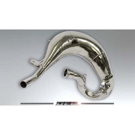 DEP PIPES PROMOCJA DYFUZOR/KOMORA/TUBA REZONANSOWA NIKLOWANA (FRONT EXHAUST PIPE NICKEL): KTM SX 85 '18-'21, HUSQVARNA TC 85 '18